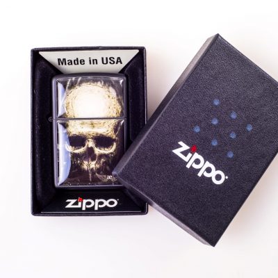 Zippo AE Tattoo-Skull black